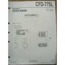Sony CFD-775L Supplement 1