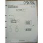 Sony CFD-775L Supplement 1