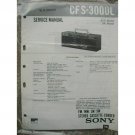 SONY CFS-3000L Original Service Manual