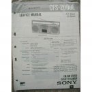 SONY CFS-2000L Original Service Manual