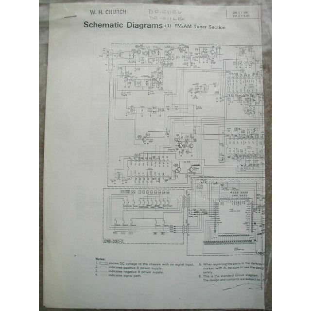 JVC DR-E11BK Schematics ONLY ( Copy from Original Service Manual )
