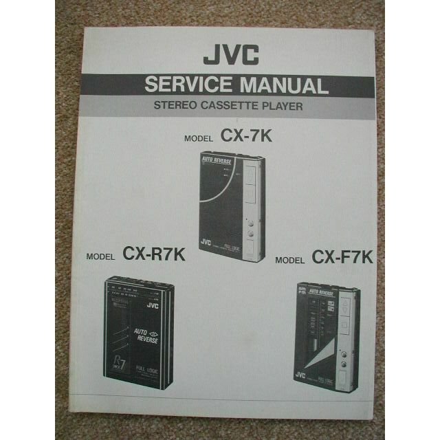 JVC CX-7K CX-R7K CX-F7K Original Service Manual