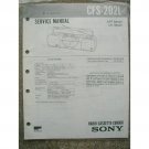 SONY CFS-202L Original Service Manual