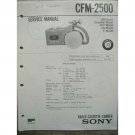 SONY CFM-2500 Original Service Manual