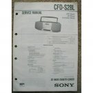 SONY CFD-S28L Original Service Manual