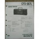 SONY CFD-567L Original Service Manual