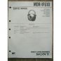 SONY MDR-IF610 Original Service Manual