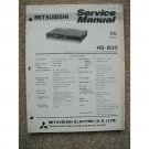 Mitsubishi HS-B30 Original Service Manual Mitsubishi HS-B30 Original Service Manual