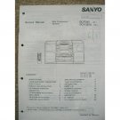 SANYO DC-F380 DC-F380U Original Service Manual