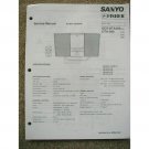 SANYO DCS-DTA200 DTA-200 Original Service Manual