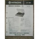 HITACHI HT-464 Original Service Manual