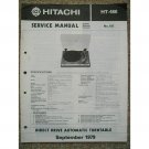 HITACHI HT-466 Original Service Manual