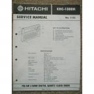 HITACHI KHC-1300H Clock Radio Original Service Manual