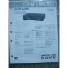 SONY CDP-M18 / M19 / M39 Original Service Manual SONY CDP-M18 / M19 / M39 Original Service Manual