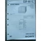 SONY CDP-M11C Original Service Manual SONY CDP-M11C Original Service Manual