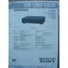 SONY CDP-C900 / C9ESD Original Service Manual SONY CDP-C900 / C9ESD Original Service Manual