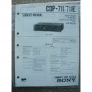 SONY CDP-711 / 711E Original Service Manual SONY CDP-711 / 711E Original Service Manual