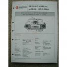 SAMSUNG RCD-2600 Original Service manual