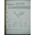 SAMSUNG MY-CD2 Original Service manual