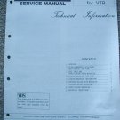 HITACHI ACE Mechanism for VTR Technical Data Original Service manual