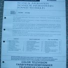 HITACHI G8P Chassis Technical Data Original Service manual