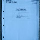 SONY MDS-303 Supplement 1 Original Service Manual