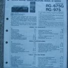 SHARP RG-675G RG-975 Original Service manual
