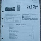 SHARP RG-675G RG-955 Original Service manual