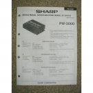 SHARP PW-3000 Original Service manual
