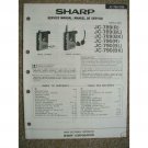 SHARP JC-789 (R) JC-789 (BK) JC-790 (R) Original Service manual