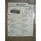 SHARP GF-7700H (D) GF-7700E (D) Original Service manual