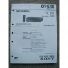 Sony CVP-G700 Original Service manual