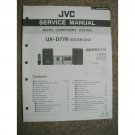 JVC UX-D77R Original Service manual