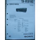 Sony TA-VE810G Original Service manual