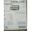 SONY TC-H6700 TC-H6700D Original Service manual SONY TC-H6700 TC-H6700D Original Service manual