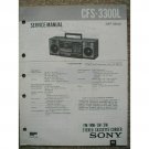 SONY CFS-3300L Original Service manual
