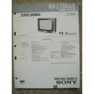 SONY KV-2766UB Original Service manual