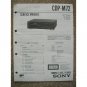 SONY CDP-M72 Original Service manual