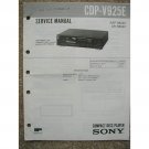 Sony CDP-V925E Original Service manual Sony CDP-V925E Original Service manual