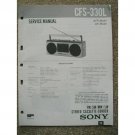 Sony CFS-330L Original Service manual