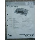 Sony RM-E300 Original Service manual