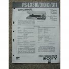 Sony PS-LX310 / 310(C) / 311 Original Service manual