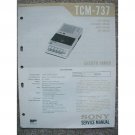 Sony TCM-737 Original Service manual