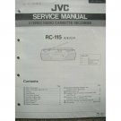 JVC RC-115 Original Service manual