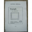 Triumph CTV - 8212 Copy of Original Service manual