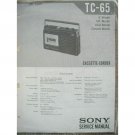 SONY TC-65 Original Service manual