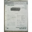 SONY TA-F420 / F420A Original Service manual