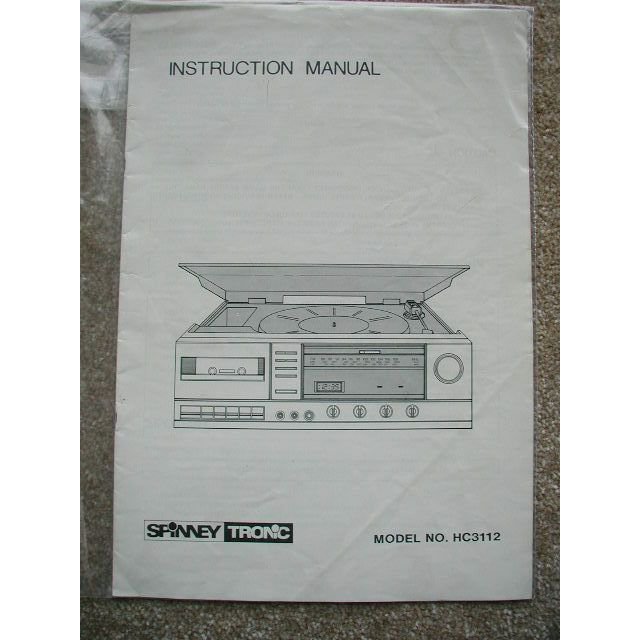 Spinneytronic HC3112 Instruction manual