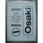 OSAKI V500 Original Service manual