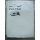 NEC PVC-744E PVC-754E User Instructions